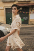 Camisa Manga Corta Inamorata Cream